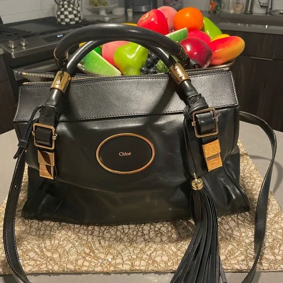Chloe black leather bag